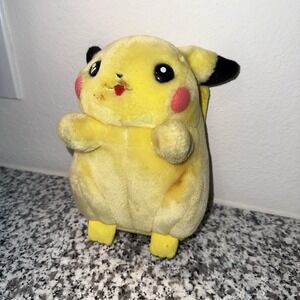 Vintage Pokemon Talking Pikachu I Choose You 1998 Nintendo Game Freak  8" Plush